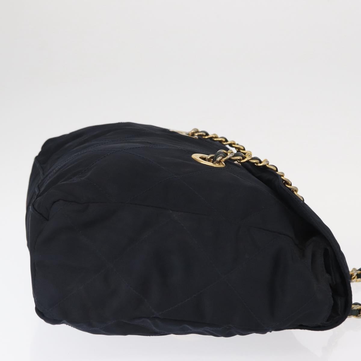Prada Chain Shoulder Bag Navy Good condition - Inside View