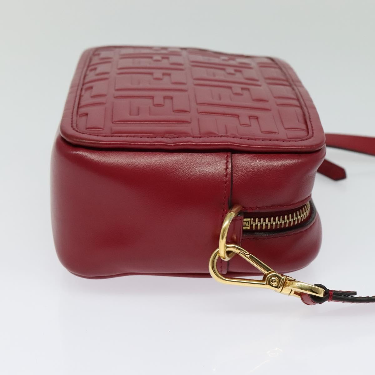 Fendi Camera Bag Red Leather Good condition - Model View