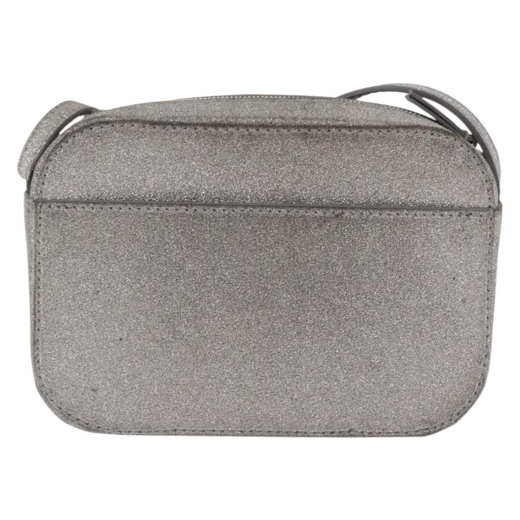 Balenciaga Everyday Camera Bag Silver Leather Fair condition - Back View