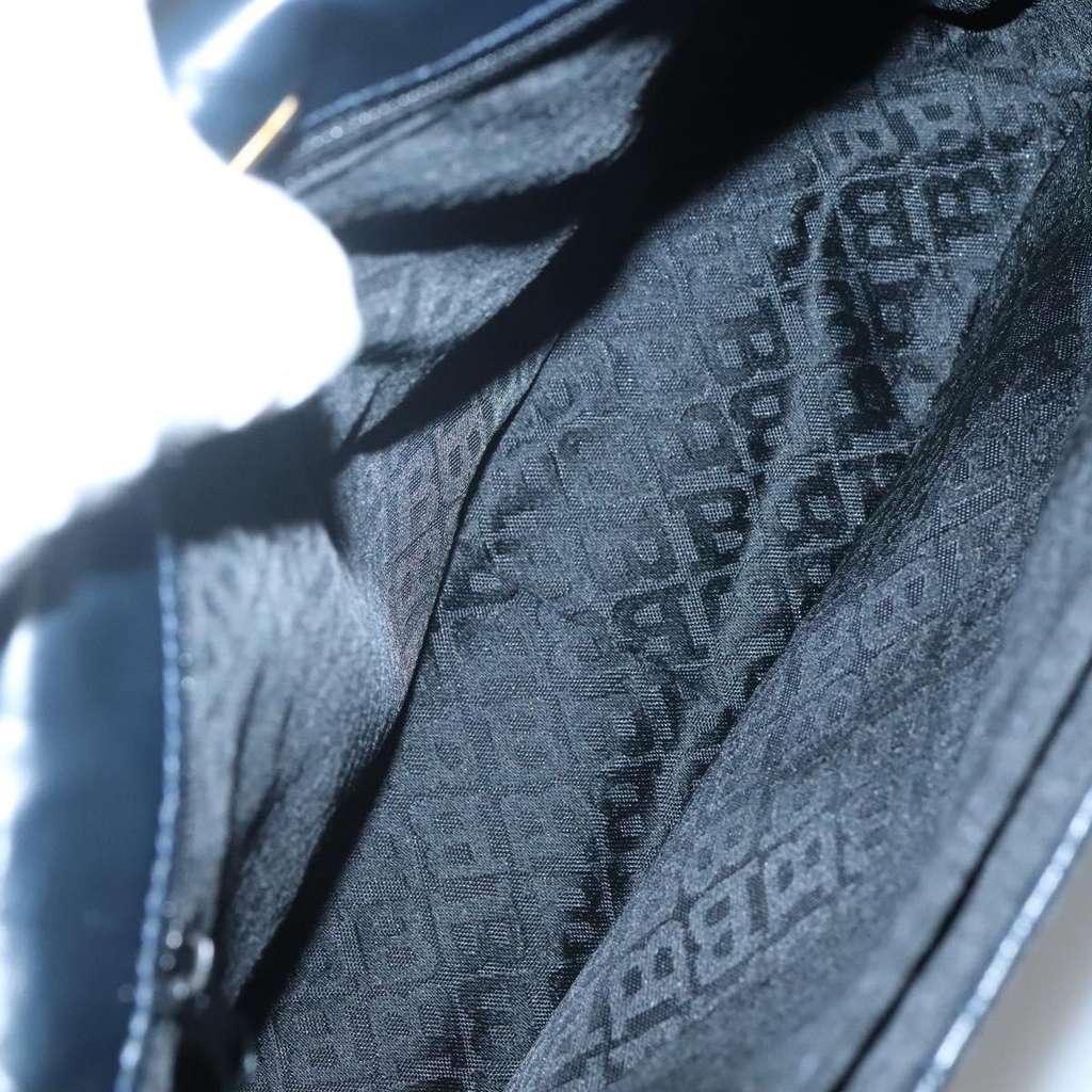 Bally Vintage Handbag Navy Leather Good condition - Box View