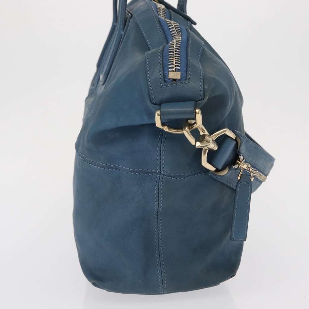 Givenchy Nightingale Satchel Blue Leather Fair condition - Inside View