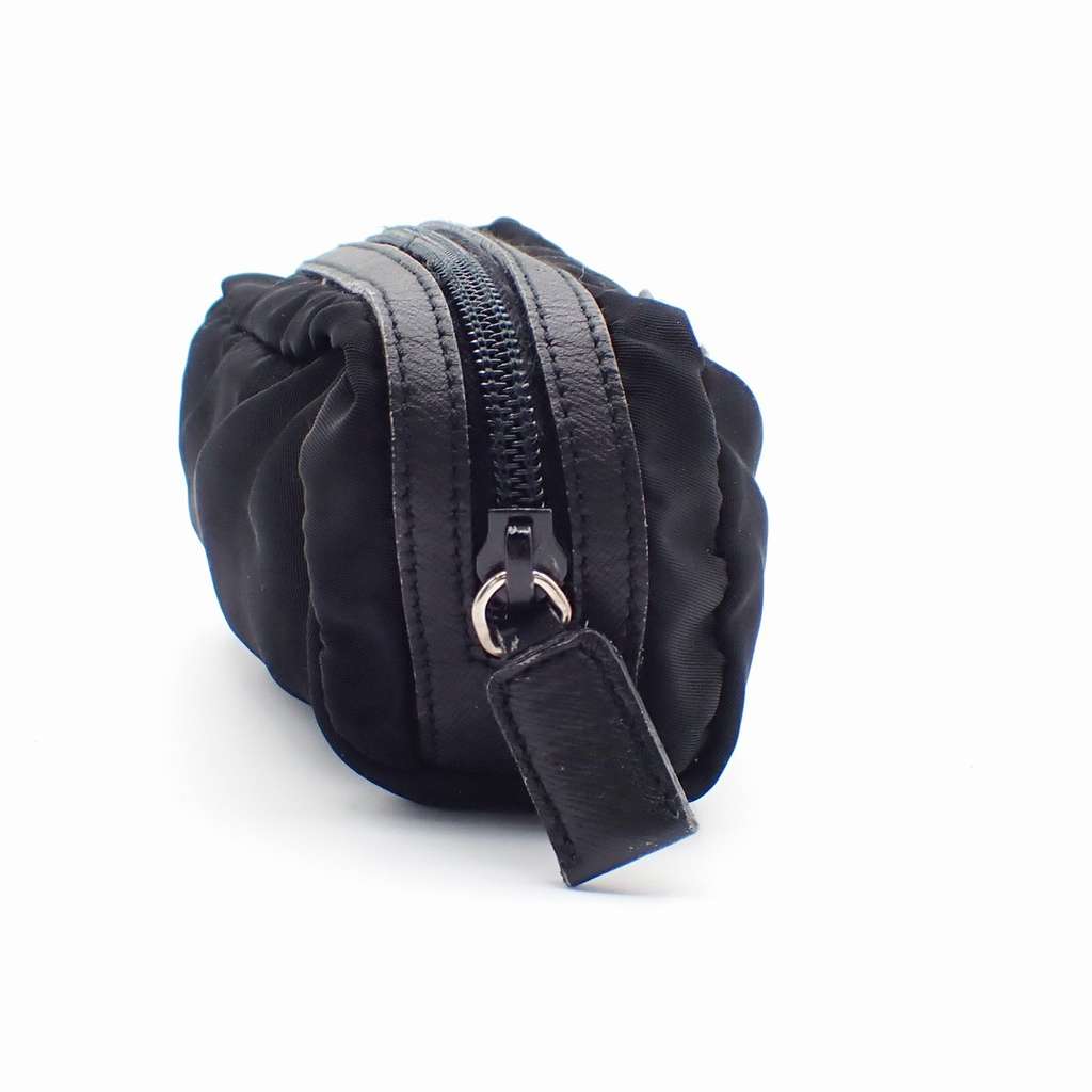 Prada Padded Zip Belt Bag Black Good condition - Model View