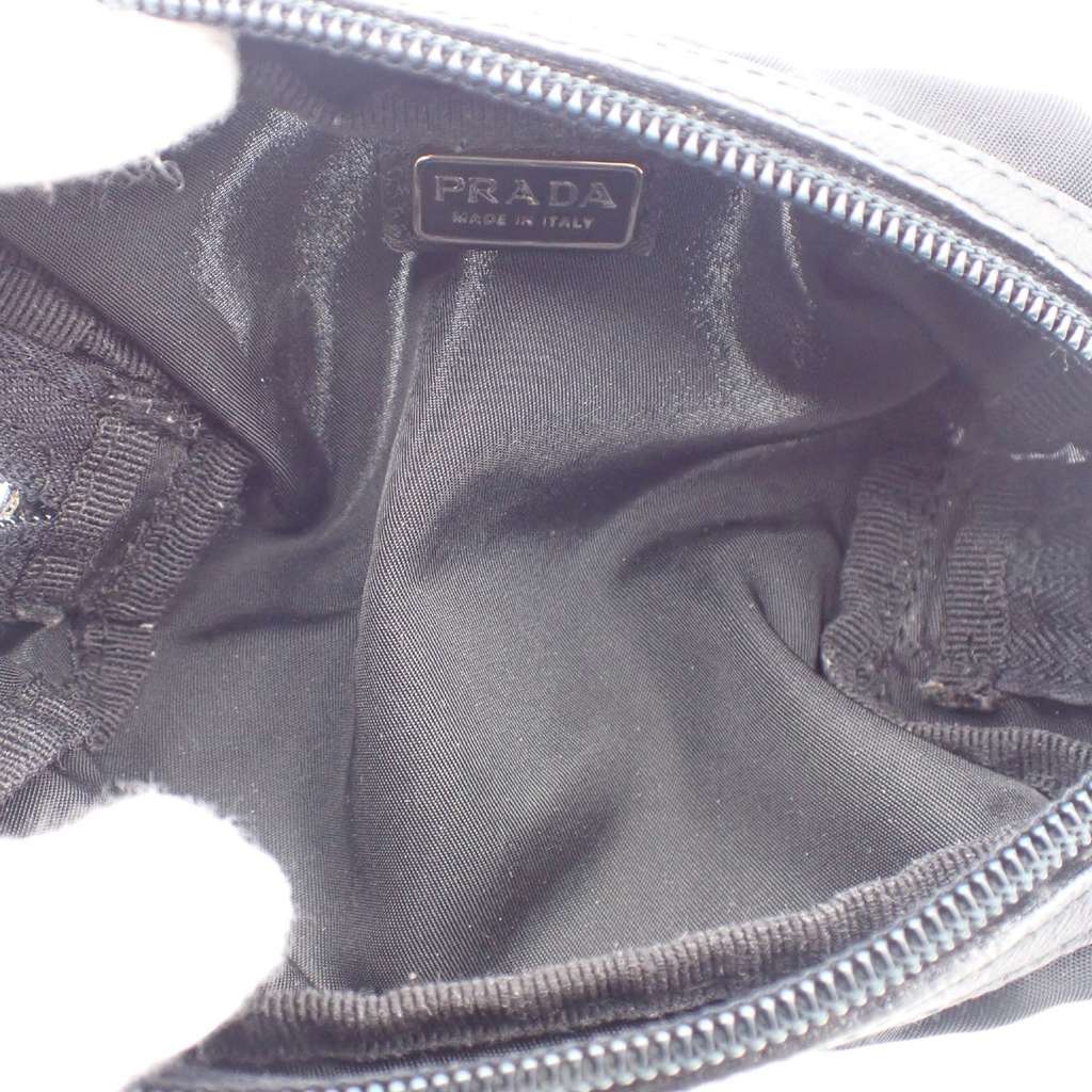 Prada Padded Zip Belt Bag Black Good condition - Box View