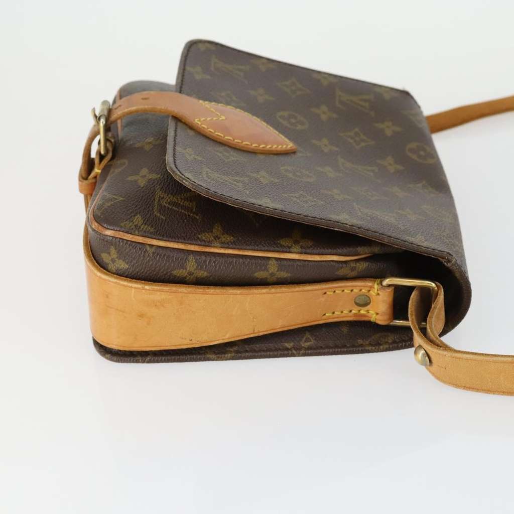 Louis Vuitton Cartouchiere Handbag Brown Canvas Good condition - Inside View