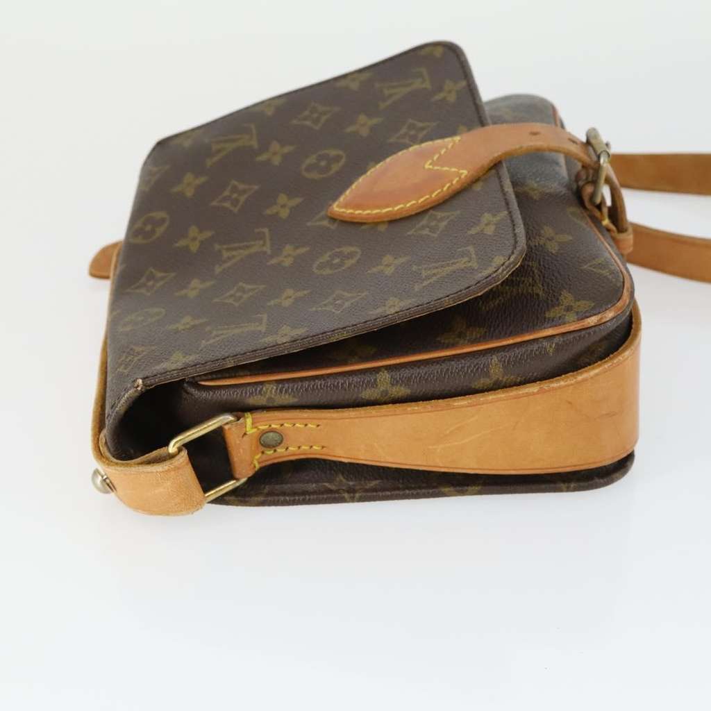 Louis Vuitton Cartouchiere Handbag Brown Canvas Good condition - Model View