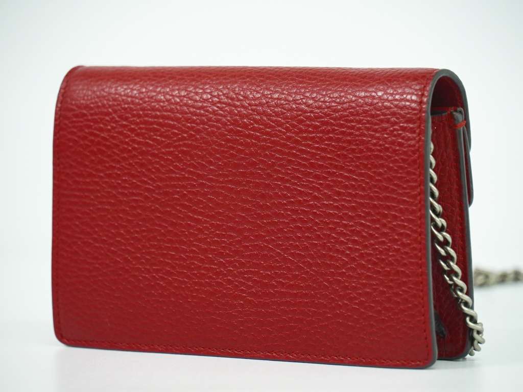 Gucci Dionysus Bag Red Leather Good condition - Back View