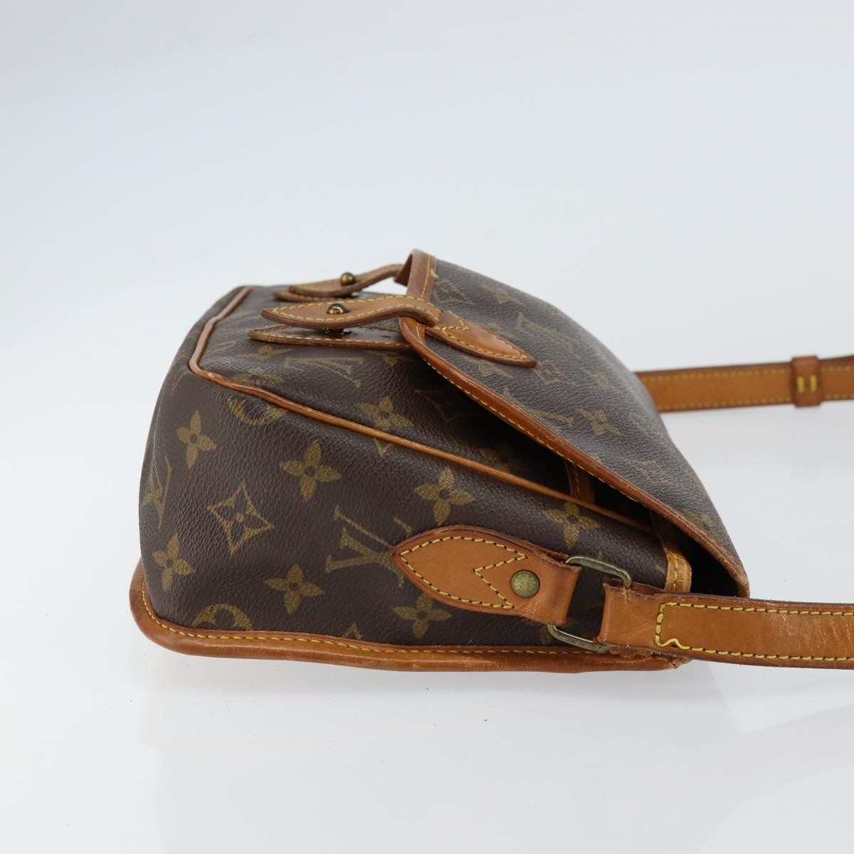 Louis Vuitton Sac Gibeciere Messenger Bag Brown Canvas Good condition - Inside View