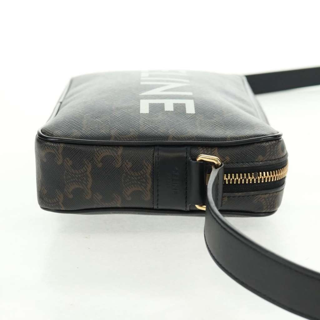 Celine Logo Messenger Bag Black Good condition - Inside View