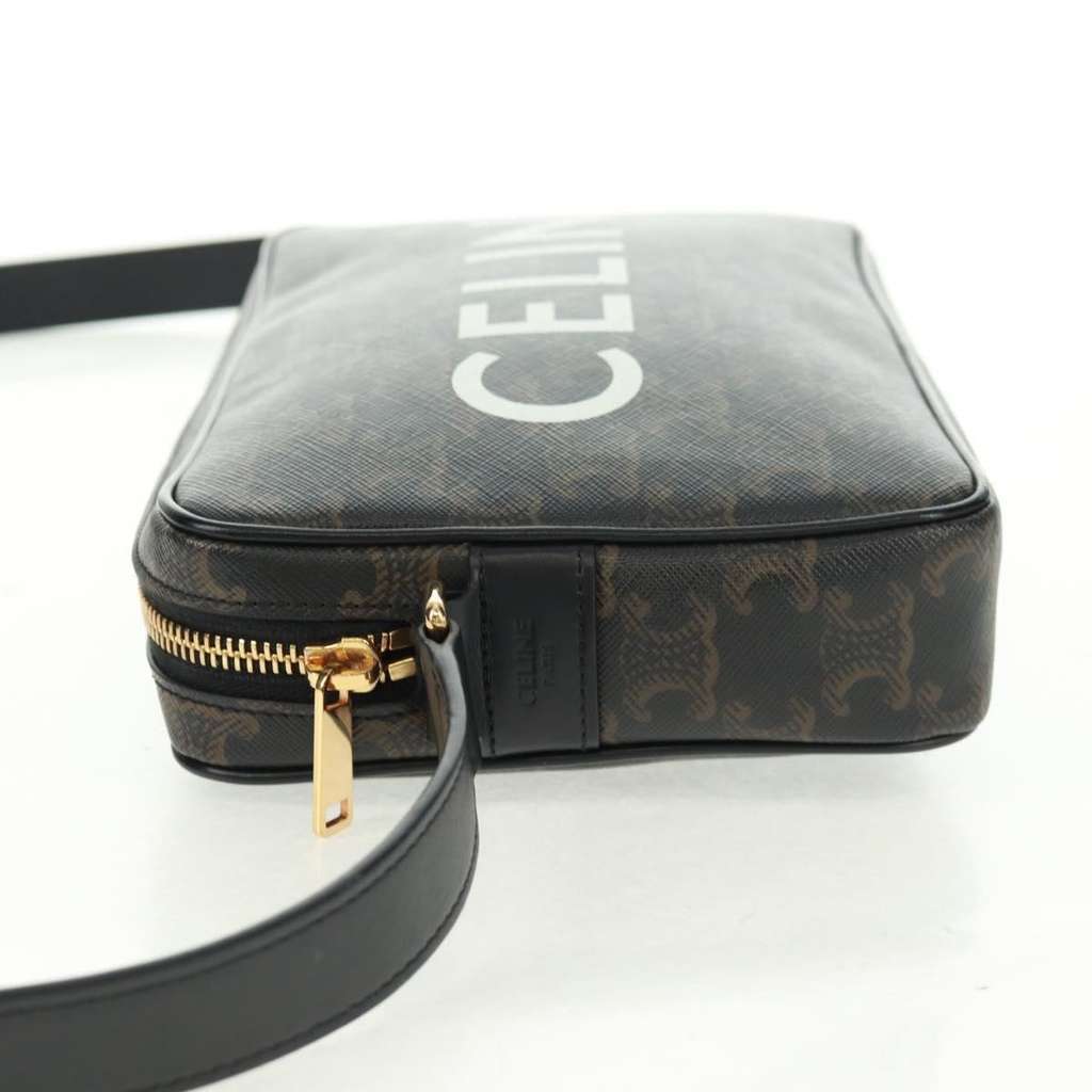 Celine Logo Messenger Bag Black Good condition - Model View