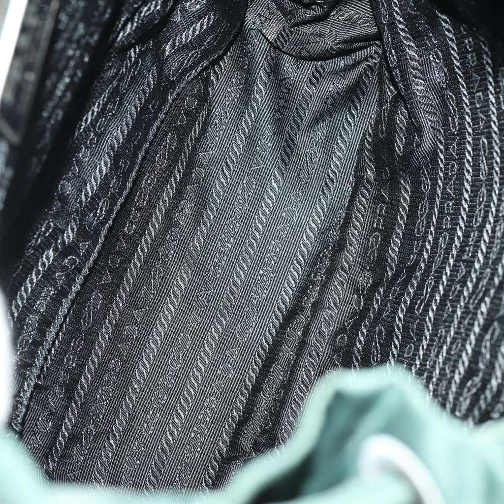 Prada Double Front Pocket Backpack Green Fair condition - Box View