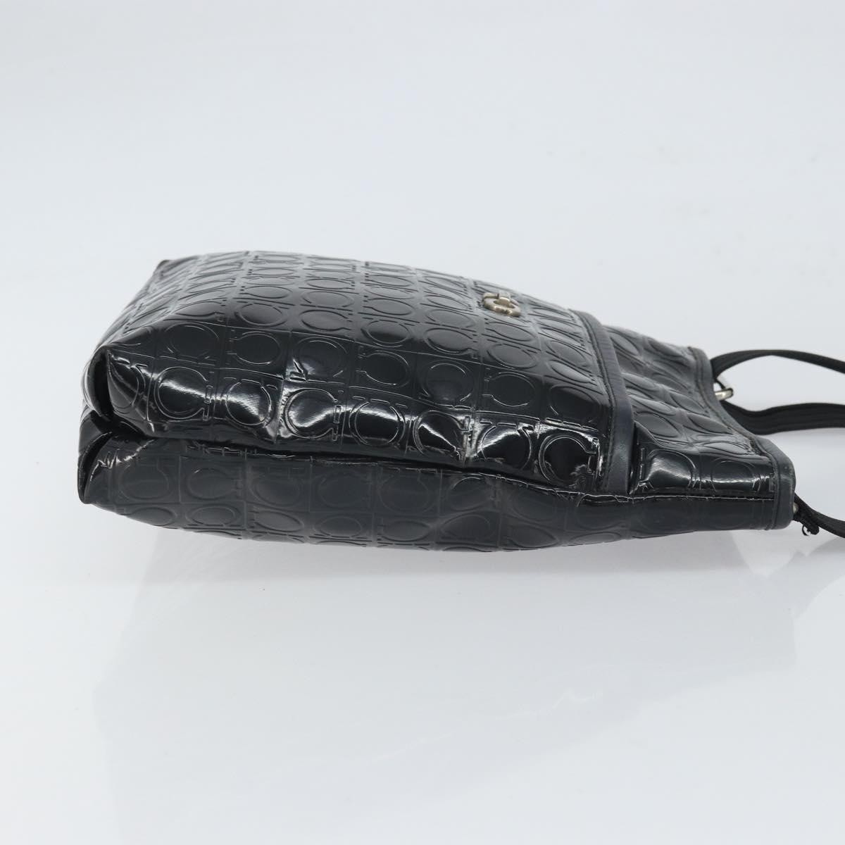 Salvatore Ferragamo Gancini Shoulder Bag Black Good condition - Inside View