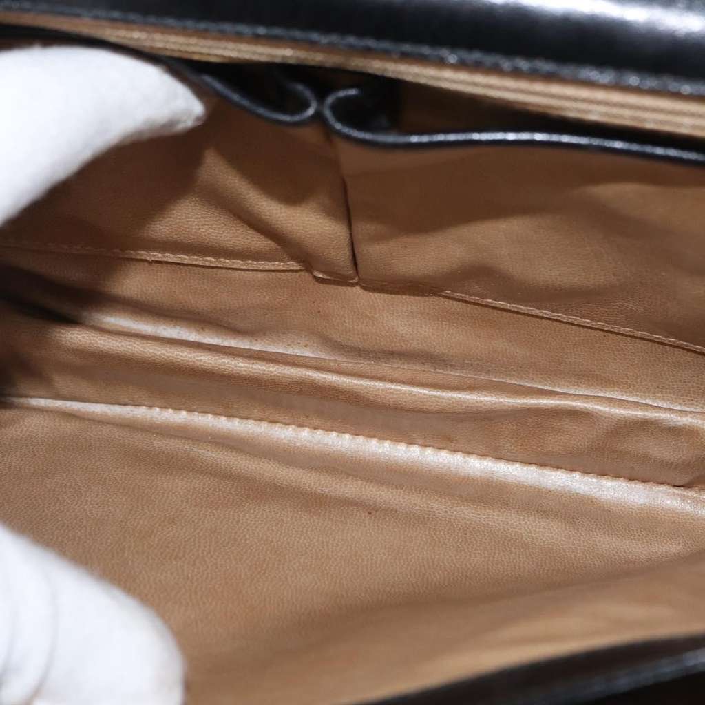 Celine Handbag Black Leather Fair condition - Box View