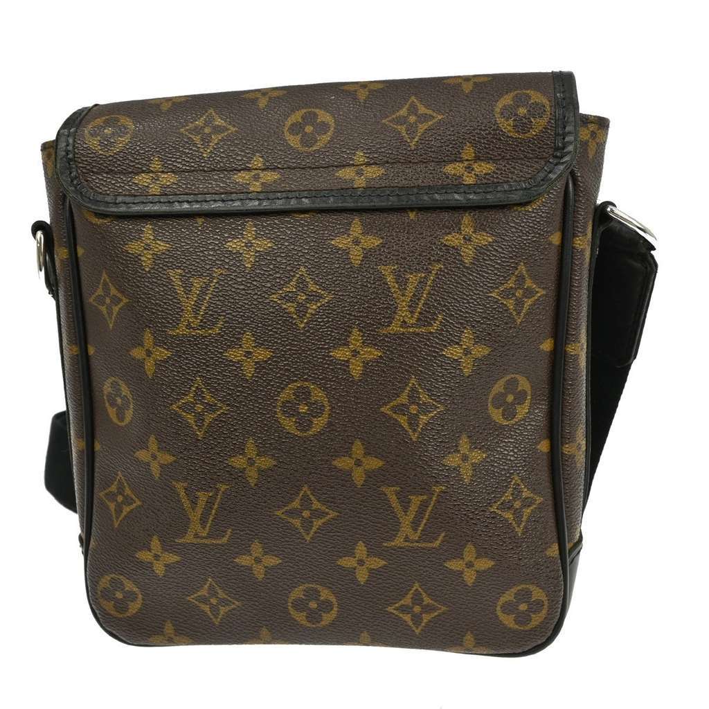 Louis Vuitton Bass Messenger Bag Brown Canvas Good condition - Back View