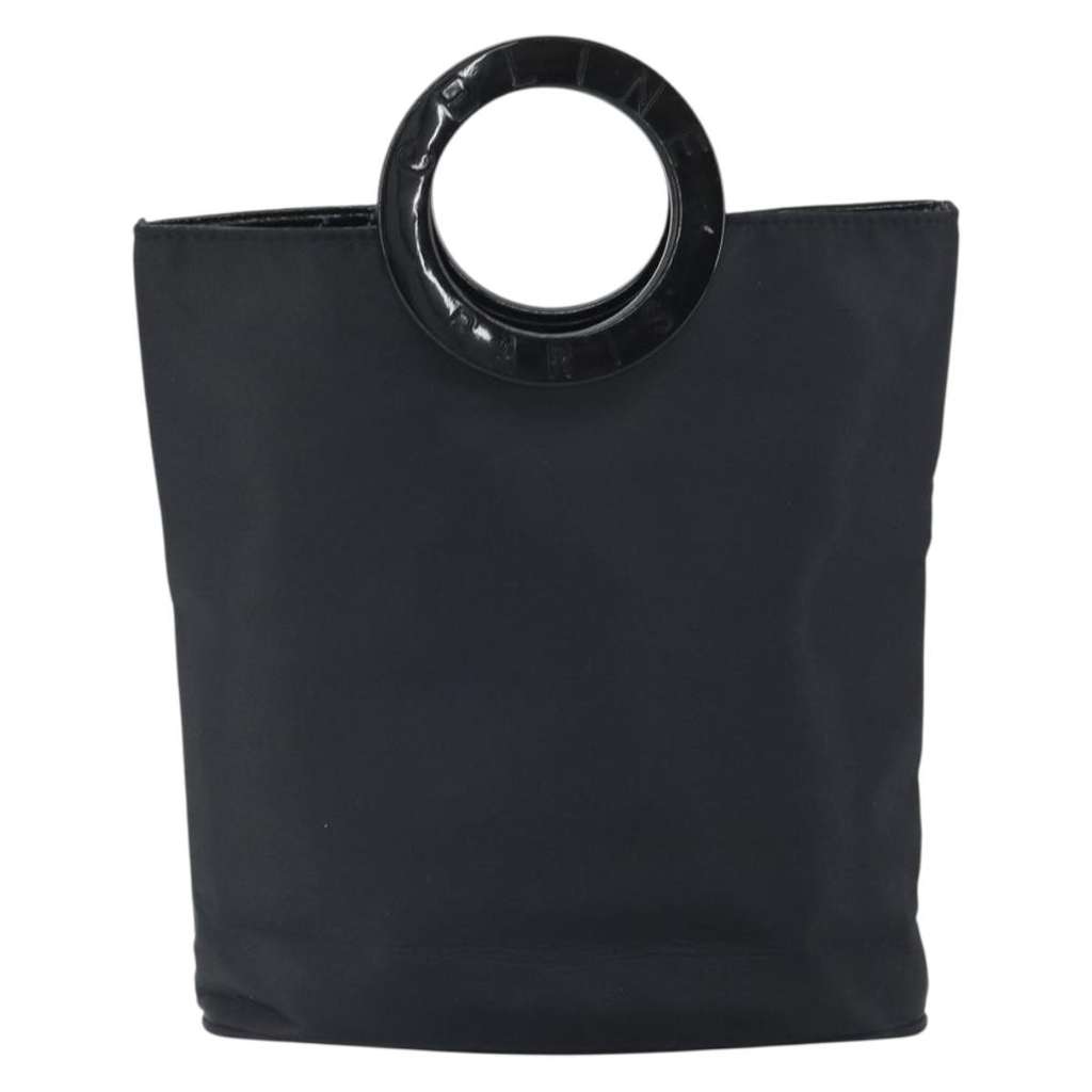 Celine Circle Logo Handbag Black Good condition - Back View