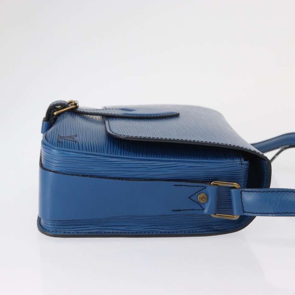 Louis Vuitton Cartouchiere Handbag Blue Leather Good condition - Inside View