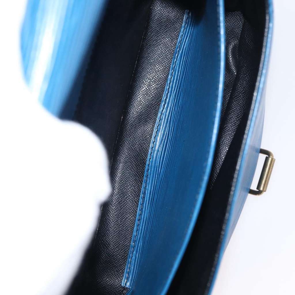 Louis Vuitton Cartouchiere Handbag Blue Leather Good condition - Box View