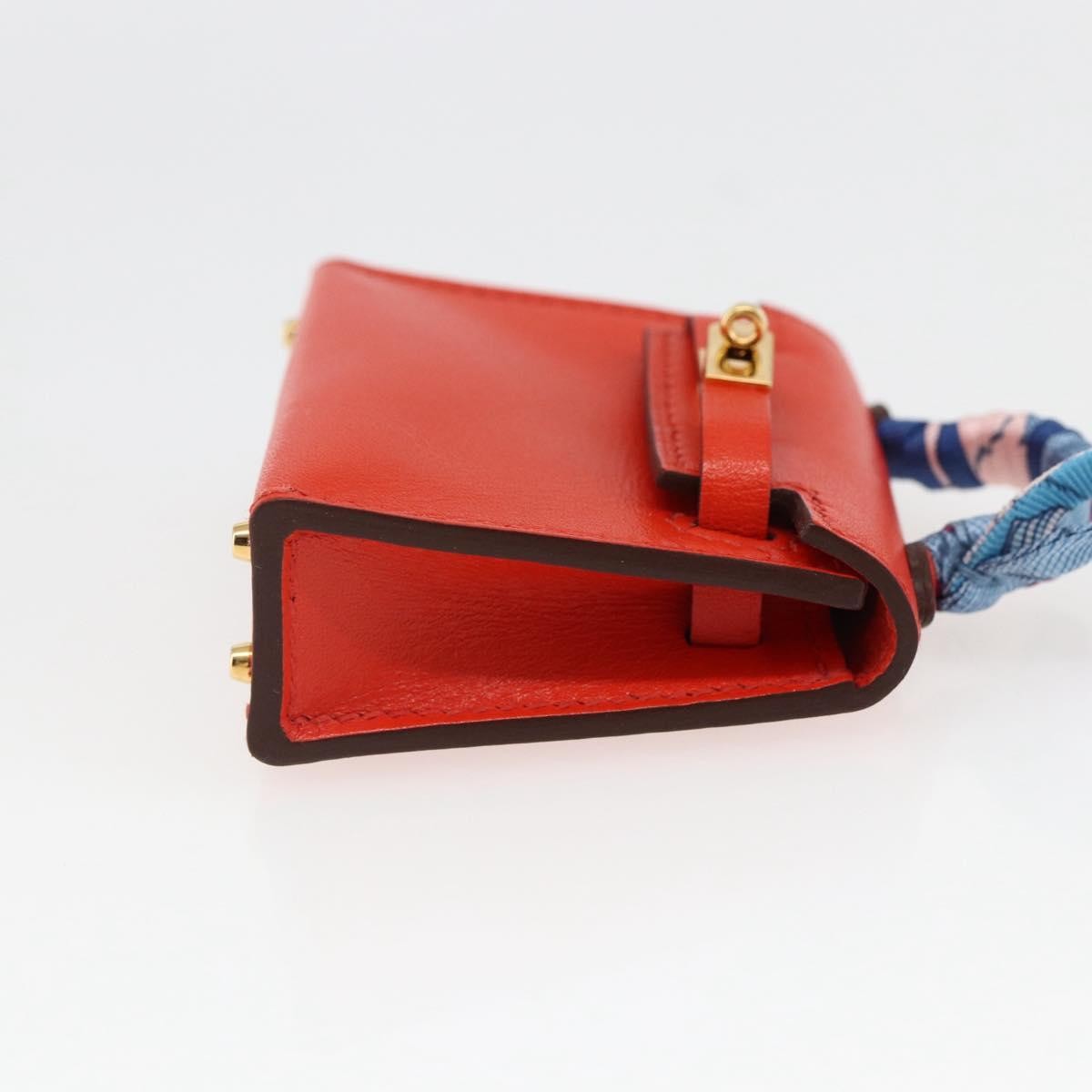 Hermès Kelly Twilly Bag Charm Orange Leather Very good condition - Model View