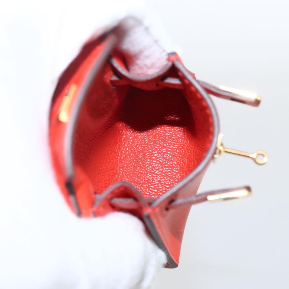 Hermès Kelly Twilly Bag Charm Orange Leather Very good condition - Box View