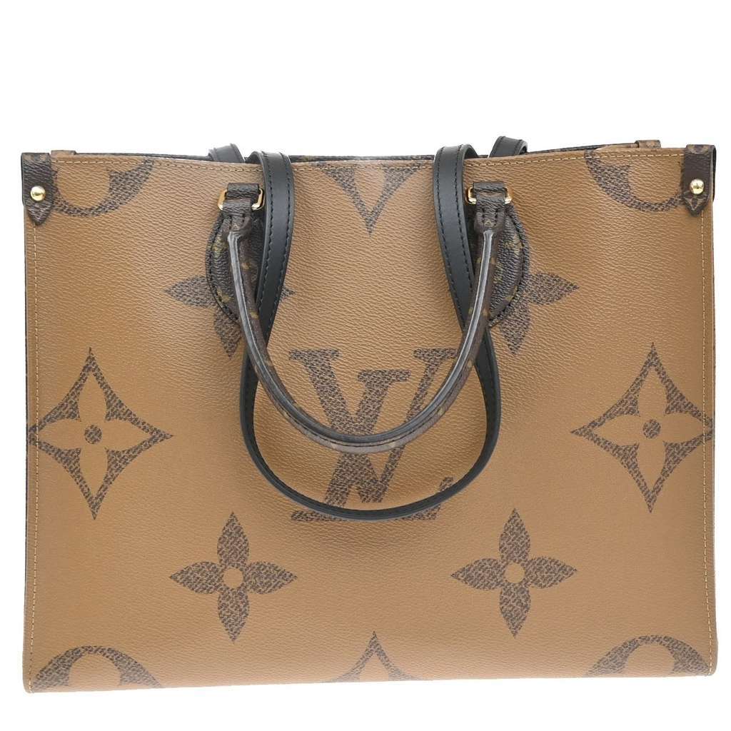 Louis Vuitton OnTheGo Tote Brown Leather Good condition - Back View