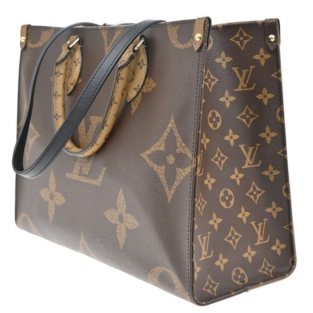 Louis Vuitton OnTheGo Tote Brown Leather Good condition - Inside View