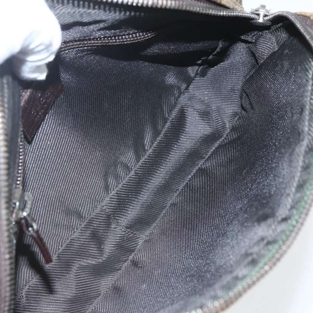 Gucci Wristlet Clutch Beige Canvas Good condition - Box View