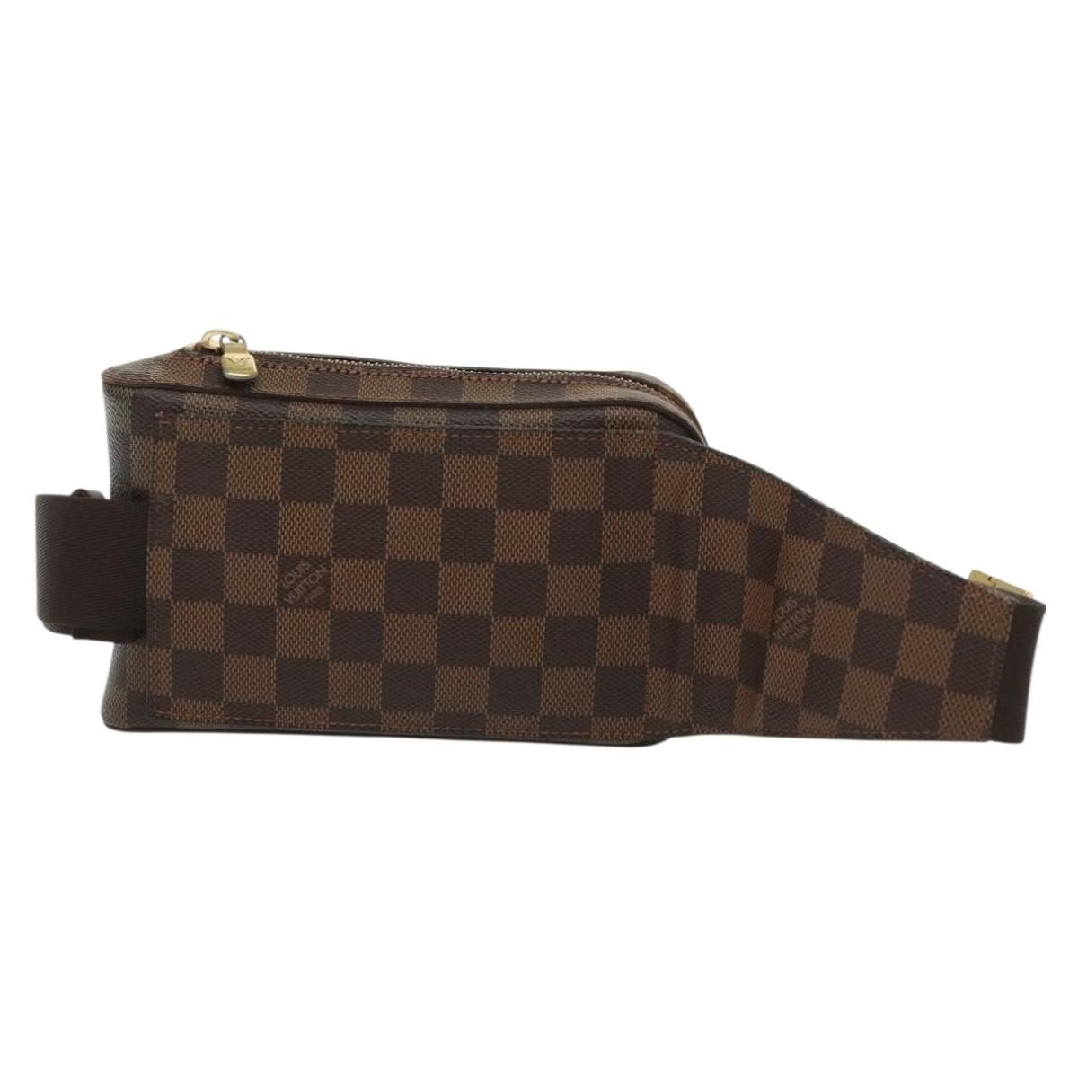 Louis Vuitton Geronimos Waist Bag Brown Canvas Good condition - Back View