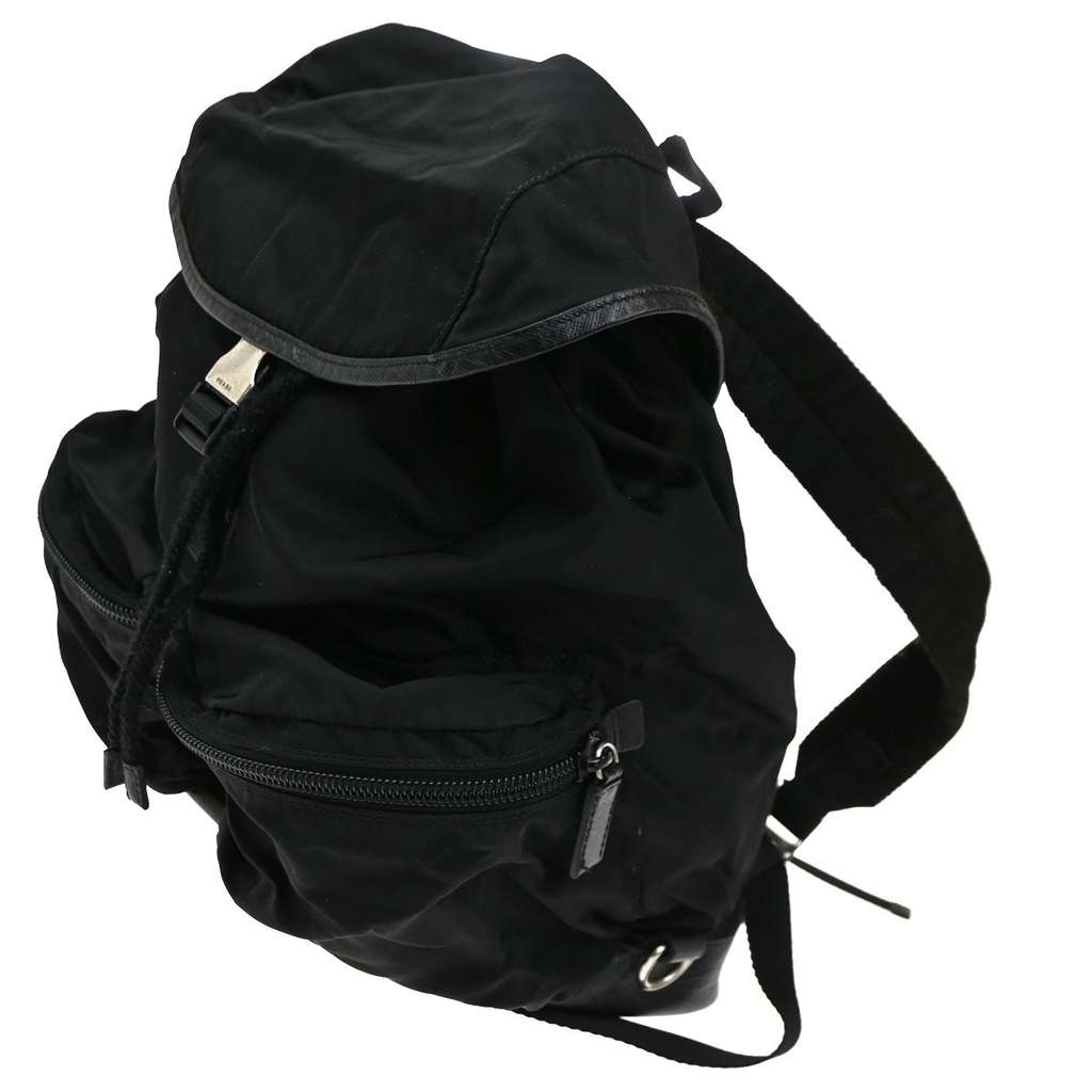 Prada Double Front Pocket Backpack Black Fair condition - Inside View