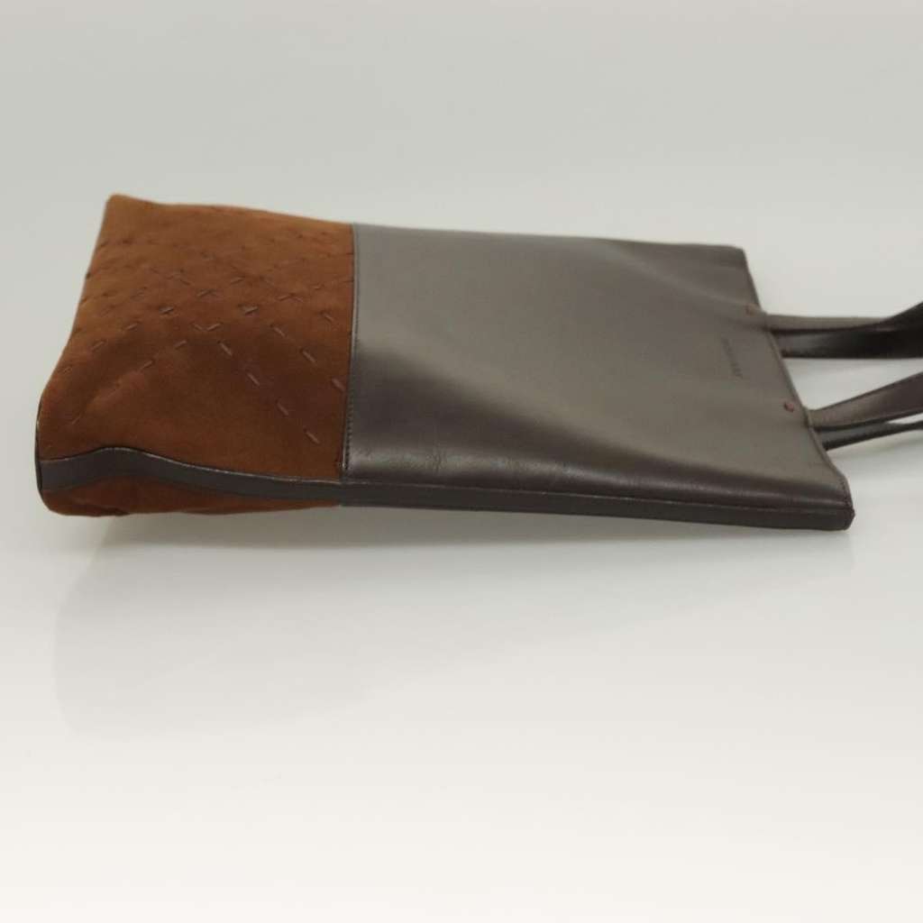 Burberry Vintage Handbag Brown Leather Good condition - Inside View