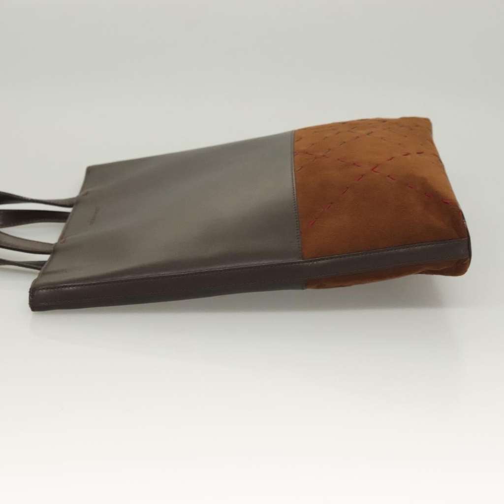 Burberry Vintage Handbag Brown Leather Good condition - Model View