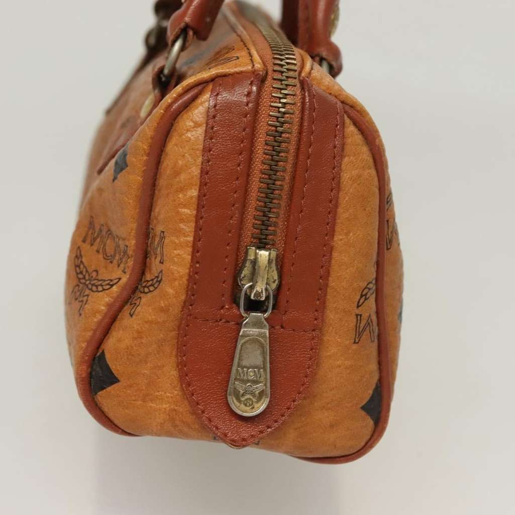 Mcm Visetos logogramme Handbag Brown Good condition - Model View