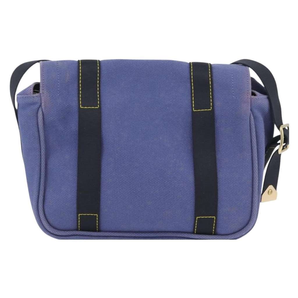 Louis Vuitton Antigua Besace Messenger Bag Blue Canvas Good condition - Back View