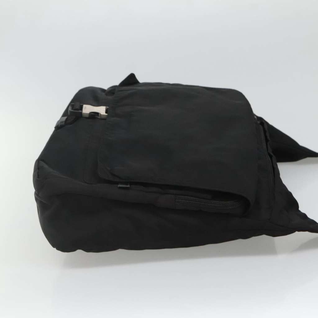 Prada Vintage Flap Messenger Bag Black Good condition - Inside View