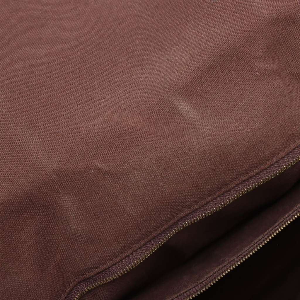 Louis Vuitton Menilmontant Handbag Brown Canvas Good condition - Inside View