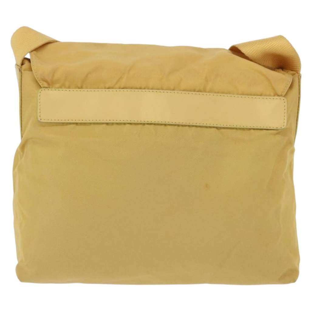 Prada Buckle Messenger Bag Yellow Good condition - Back View