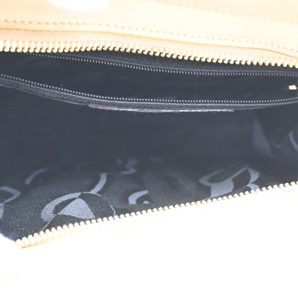 Salvatore Ferragamo Vara shoulder Bag Beige Leather Good condition - Box View