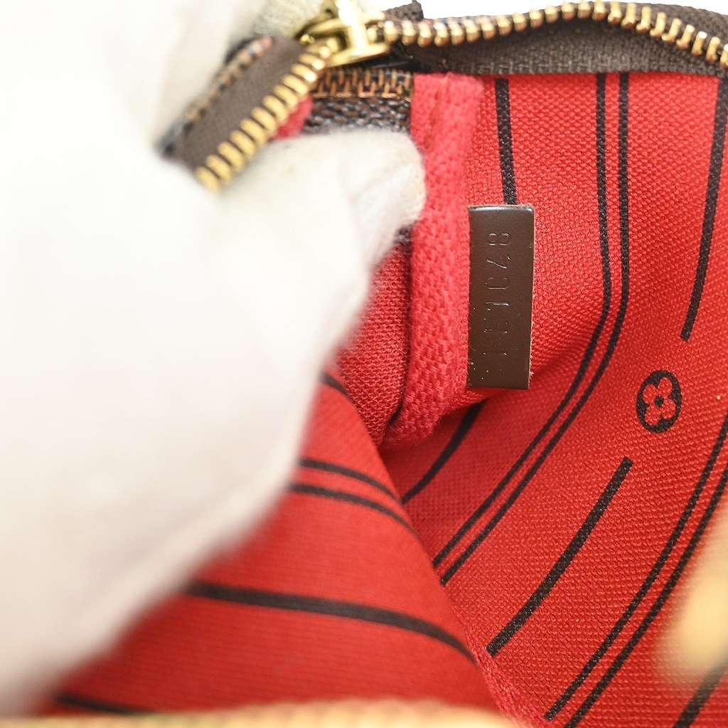 Louis Vuitton Mini pochette accessoires Brown Canvas Good condition - Box View