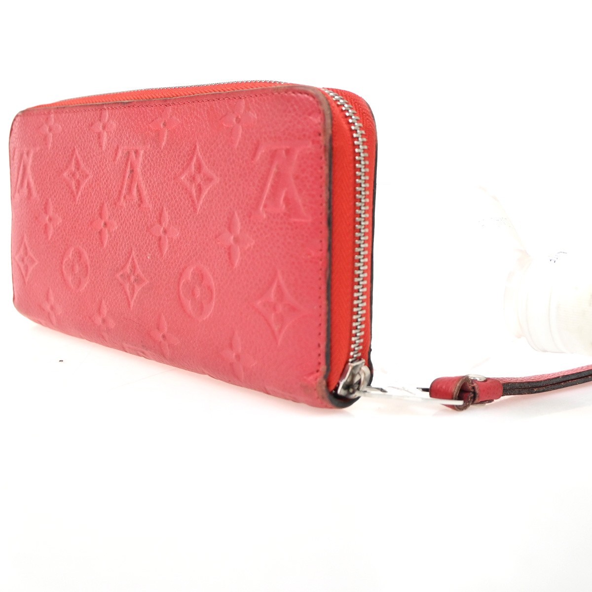 Louis Vuitton Portefeuille zippy Monogramme Empreinte Red Leather Fair condition - Model View