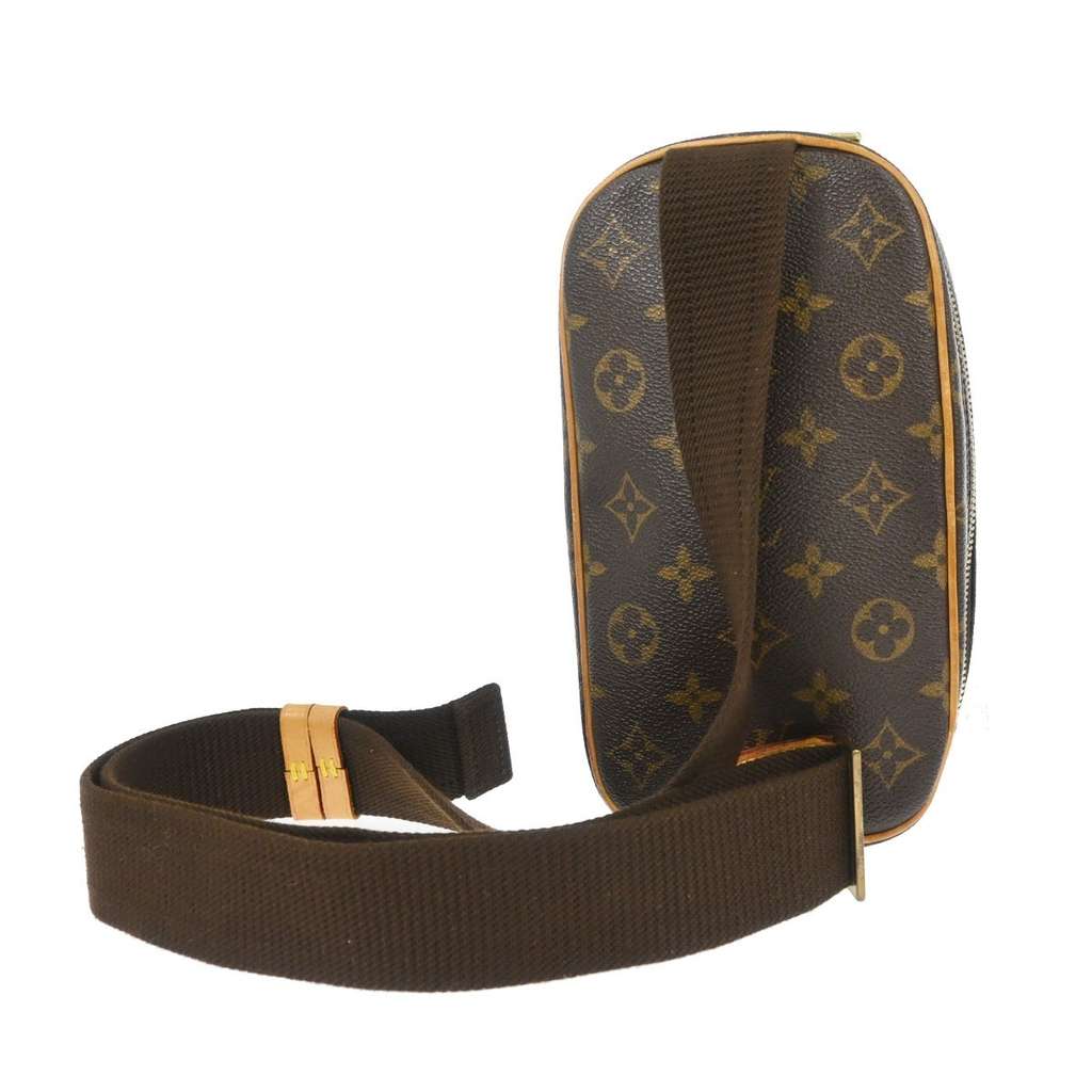 Louis Vuitton Pochette Gange Brown Canvas Good condition - Back View