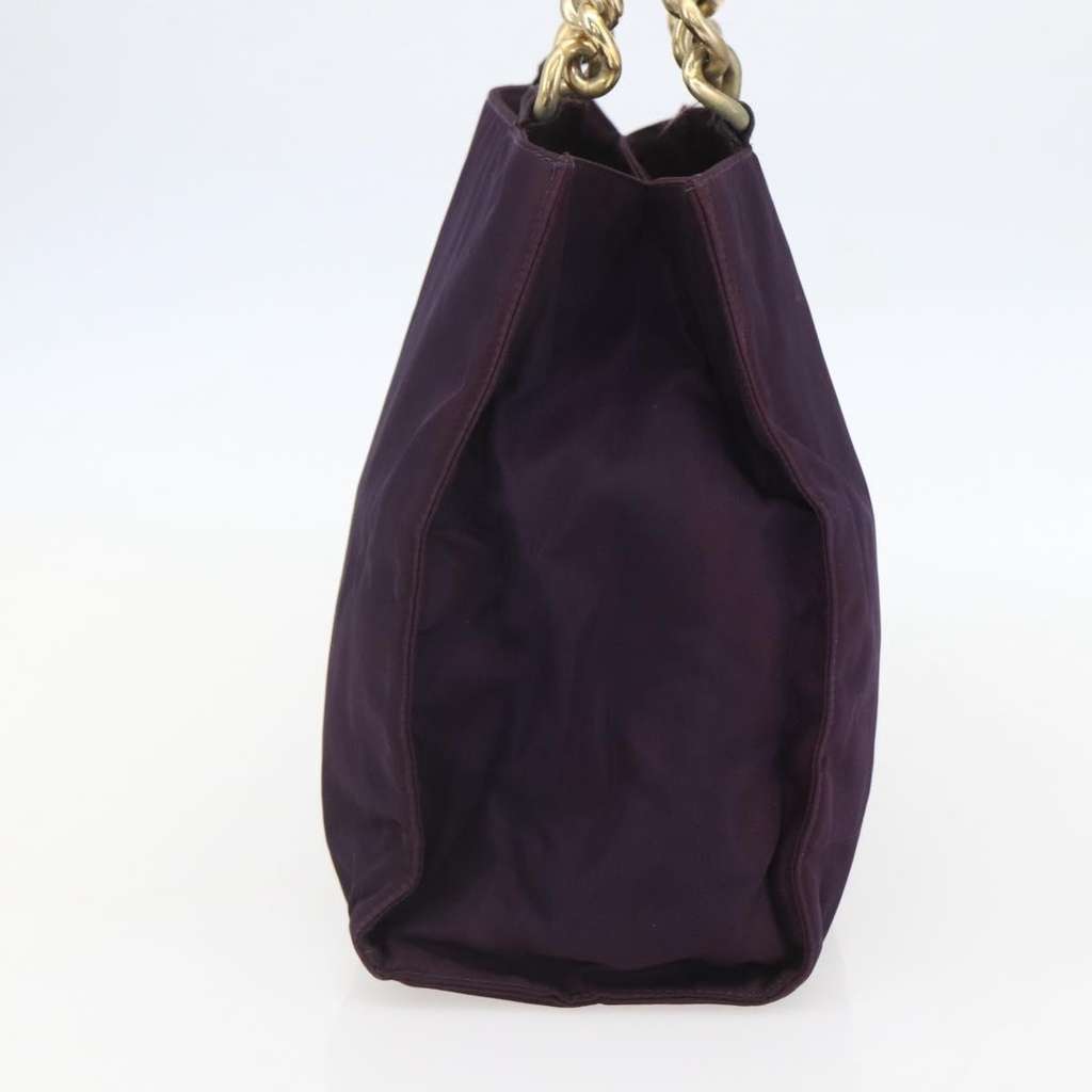 Prada Metal Handles Tote Purple Fair condition - Inside View