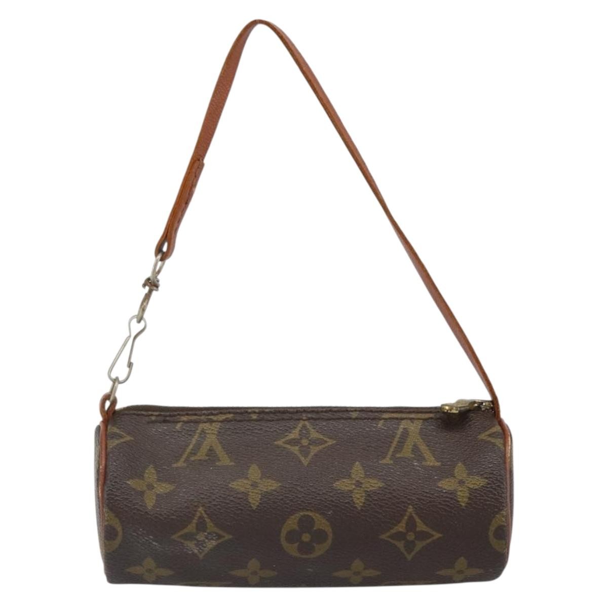 Louis Vuitton Papillon Pochette Brown Canvas Fair condition - Back View