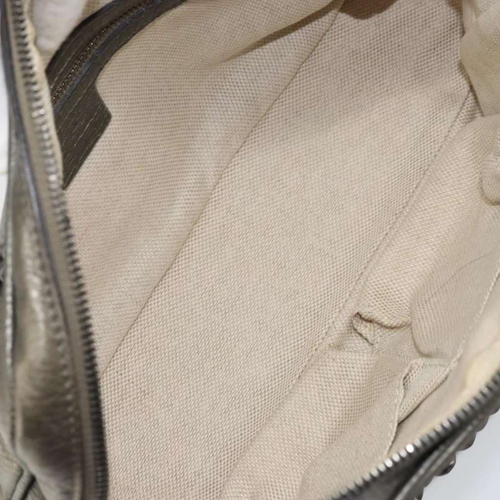 Gucci Soho Chain Zip Shoulder Bag Gold Leather Good condition - Box View