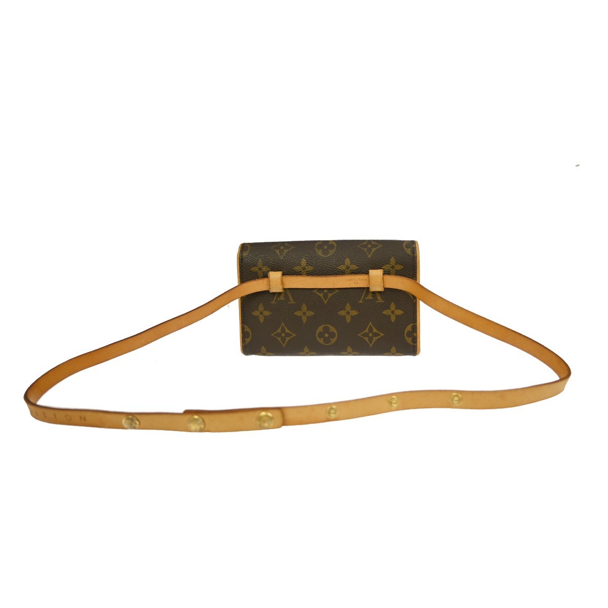 Louis Vuitton Florentine Waist Bag Brown Canvas Good condition - Back View