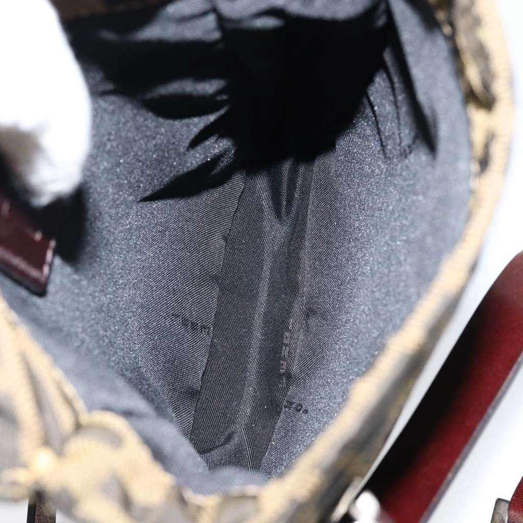 Fendi Flat Messenger Bag Brown Canvas Good condition - Box View