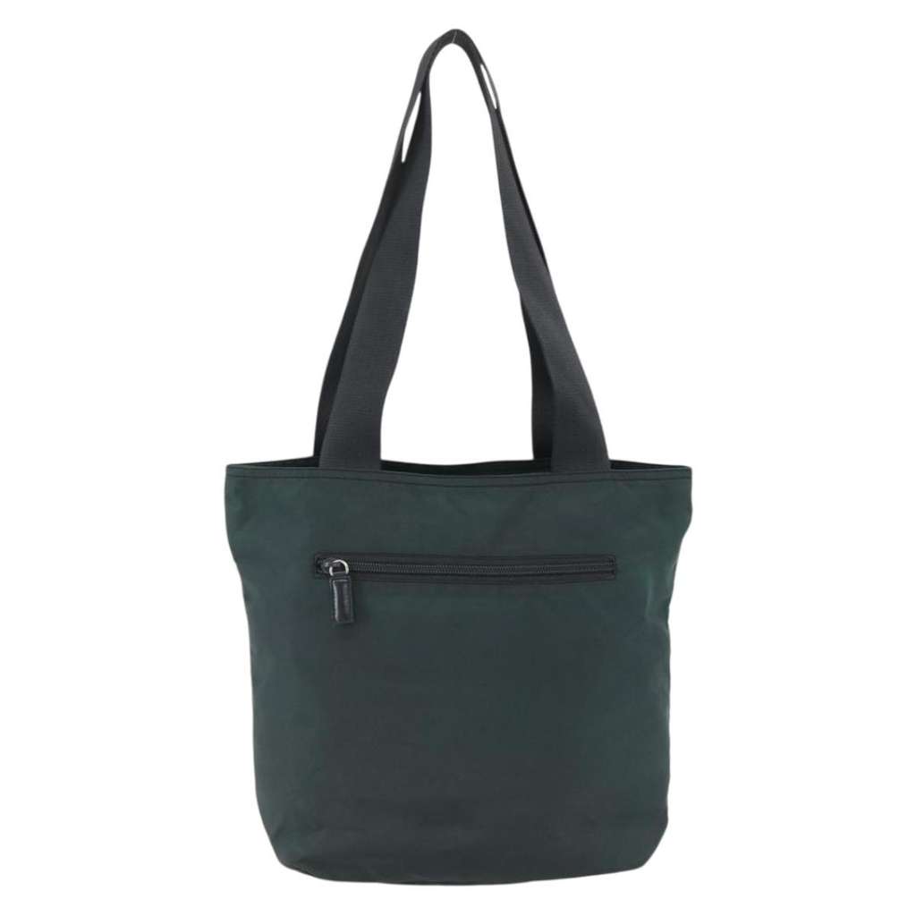 Prada Vintage Zip Tote Green Good condition - Back View