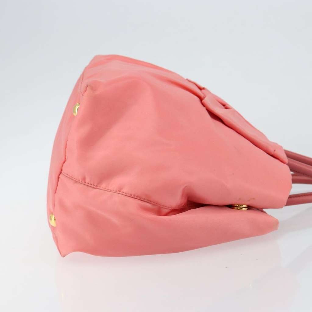 Prada Logo Bow Tote Pink Good condition - Inside View