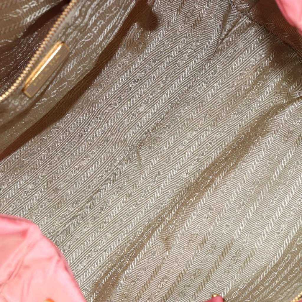 Prada Logo Bow Tote Pink Good condition - Box View