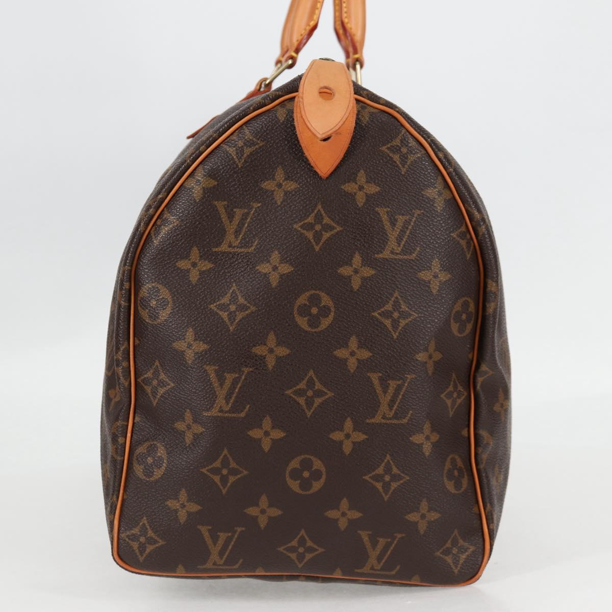 Louis Vuitton Speedy Handbag Brown Leather Good condition - Inside View