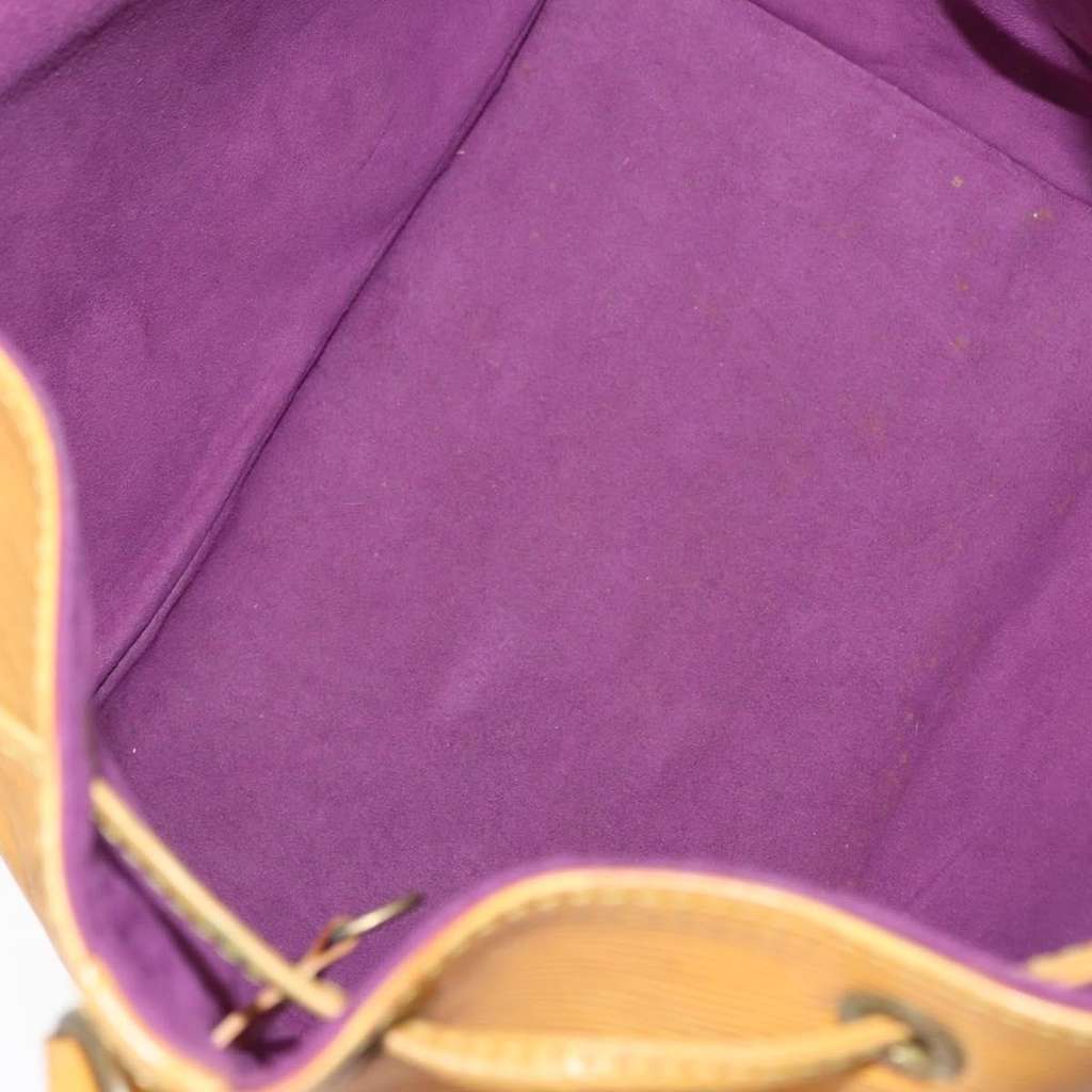 Louis Vuitton Petit Noe Handbag Yellow Leather Good condition - Box View