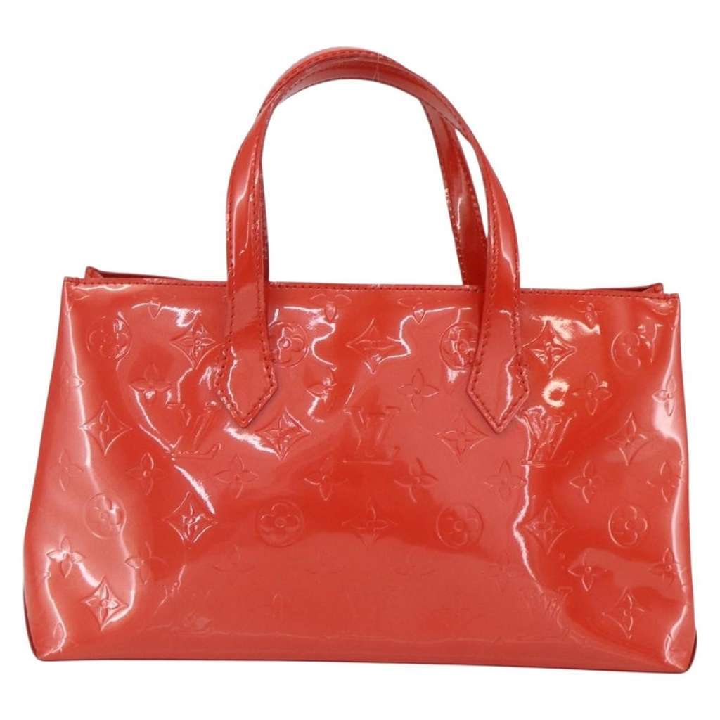 Louis Vuitton Wilshire Handbag Orange Fair condition - Back View