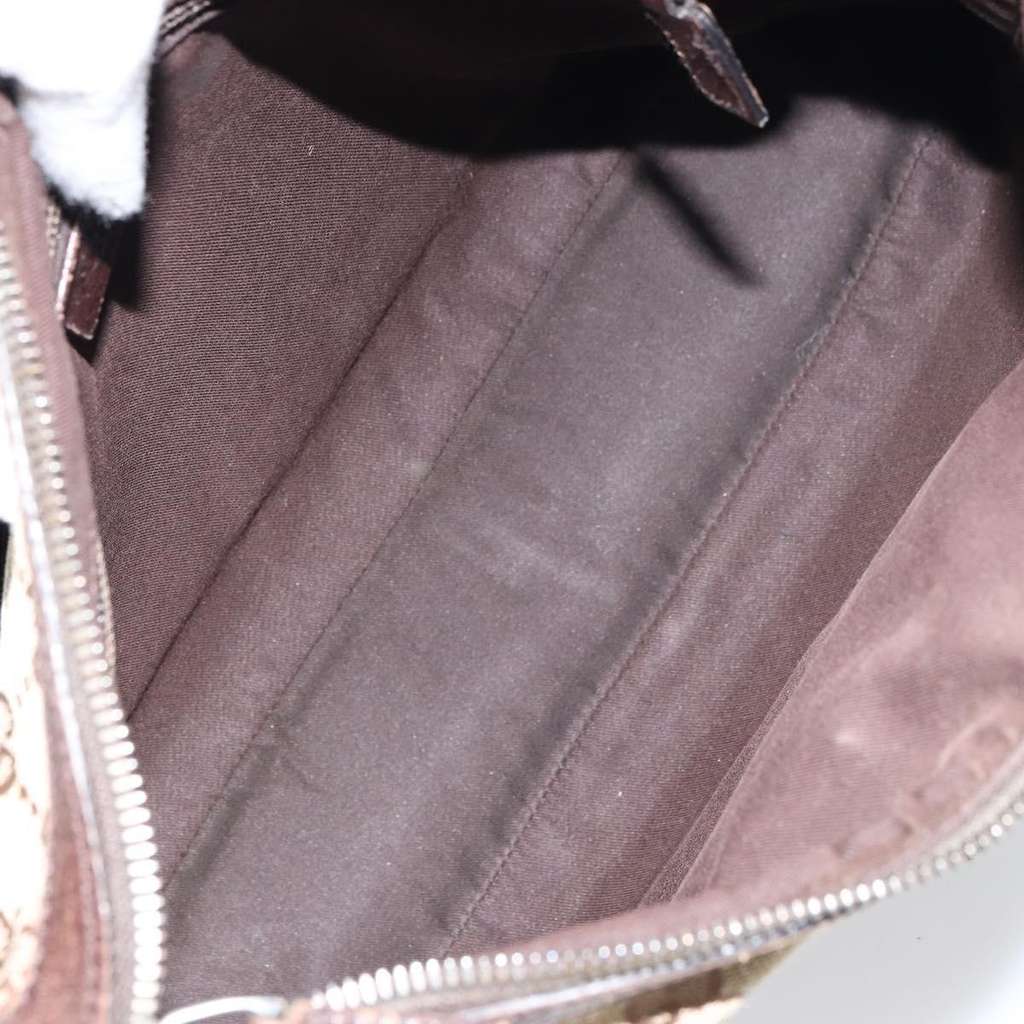 Gucci GG Canvas Bag Beige Canvas Fair condition - Box View